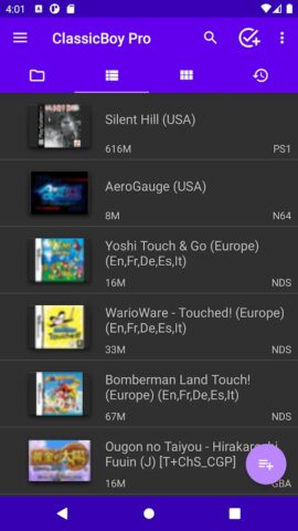 ClassicBoy Pro — Game Emulator для Android — скриншот 1