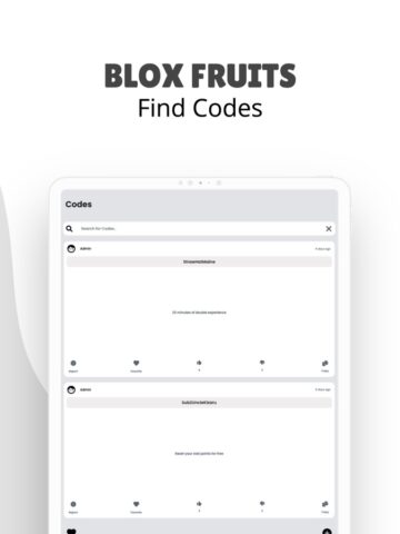 Codes For Blox Fruits для iOS — скриншот 1