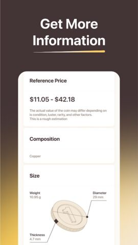 Coin Identifier для Android — скриншот 4