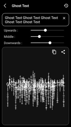 Cool Text, Ghost Text & Symbol для Android — скриншот 1