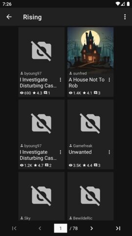 Creepypasta для Android — скриншот 3