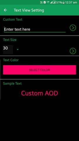 Custom AOD (AOD wallpapers) для Android — скриншот 4