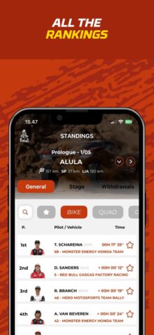 Dakar Rally для iOS — скриншот 4