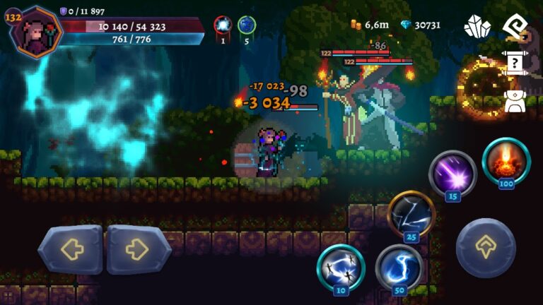 Darkrise — Pixel Action RPG для Android — скриншот 1