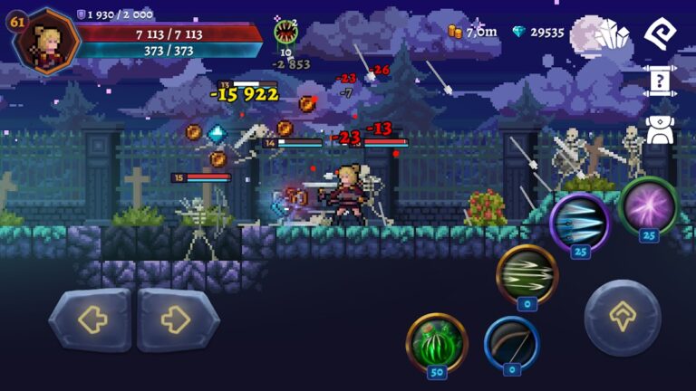 Darkrise — Pixel Action RPG для Android — скриншот 3