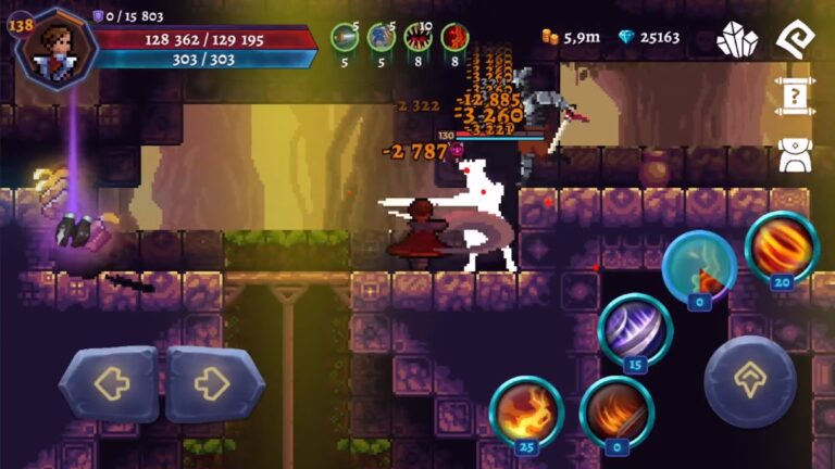 Darkrise — Pixel Action RPG для Android — скриншот 4