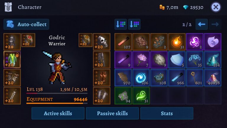 Darkrise — Pixel Action RPG для Android — скриншот 5