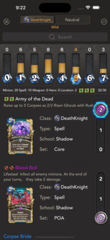 Deck-builder for Hearthstone для iOS — скриншот 3