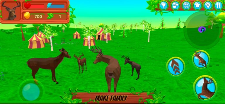 Симулятор Оленя: Стая животных для iOS — скриншот 3