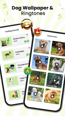 Звуки собак и породы собак для Android — скриншот 3