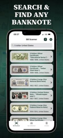 Банкноты: определитель купюр для iOS — скриншот 5