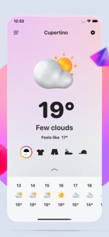 Dress Weather—одежда по погоде для iOS — скриншот 2