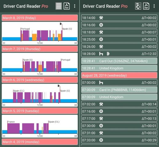 Driver Card Reader Pro для Android — скриншот 3