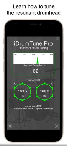 Drum Tuner — iDrumTune Pro для iOS — скриншот 3