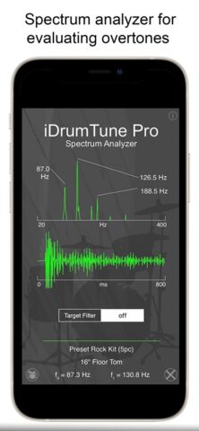 Drum Tuner — iDrumTune Pro для iOS — скриншот 4