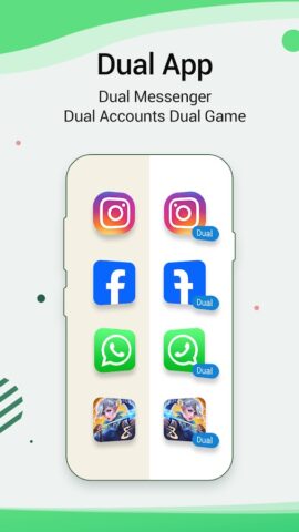 Dual App — Multiple Accounts для Android — скриншот 1