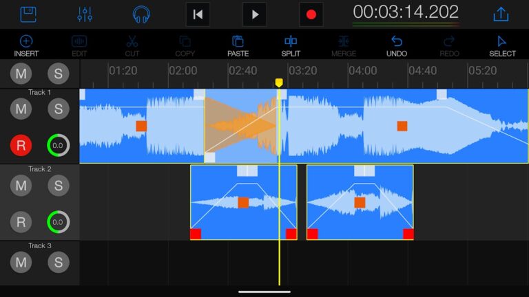 EZAudioCut-MT Аудиоредактор для Android — скриншот 1