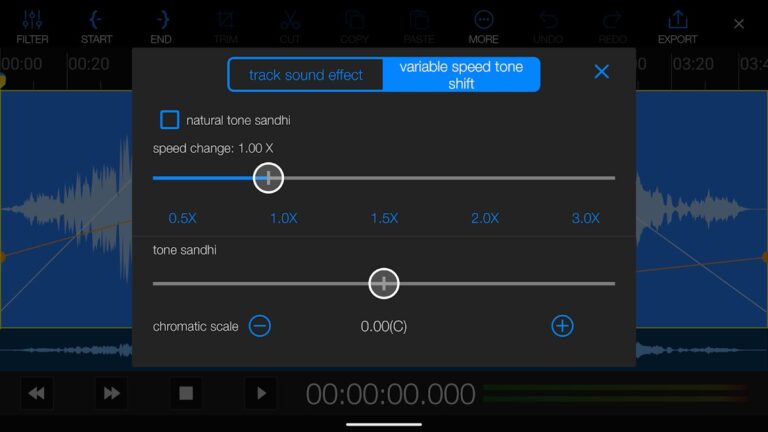 EZAudioCut-MT Аудиоредактор для Android — скриншот 4