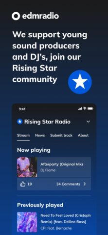 EDM Radio Live для iOS — скриншот 4