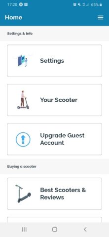 Electric Scooter Universal App для Android — скриншот 1