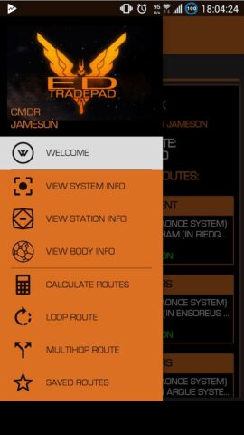 Elite Dangerous TradePad для Android — скриншот 1