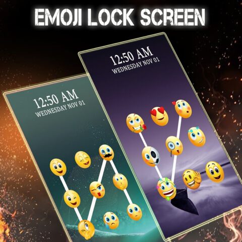 Экран блокировки эмодзи для Android — скриншот 5