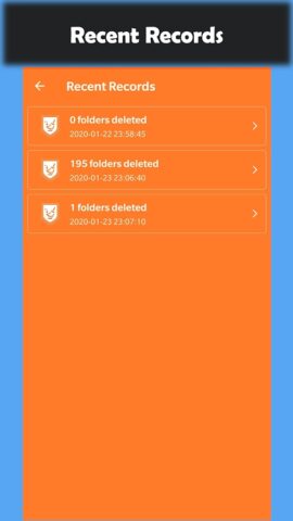 Очиститель пустых папок для Android — скриншот 3