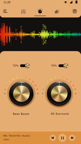 Эквалайзер с Усилить бас звука для Android — скриншот 3