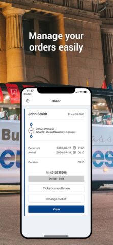 Eurolines: bus tickets для iOS — скриншот 3