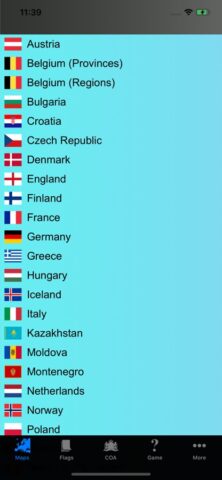 Europe Country Province Maps для iOS — скриншот 2