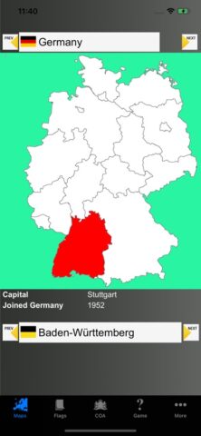 Europe Country Province Maps для iOS — скриншот 3