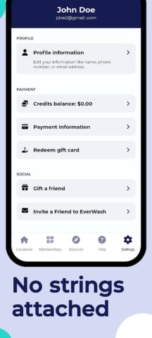 EverWash — Unlimited Washes для Android — скриншот 5