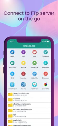 FTP Client — FTP Server Files для iOS — скриншот 1