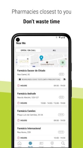 Farmácias de Serviço .net для Android — скриншот 5