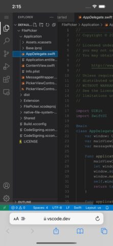 File Picker для iOS — скриншот 1