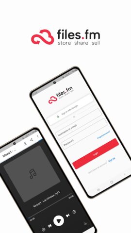 Files Cloud Storage & Backup для Android — скриншот 1