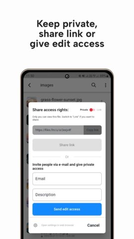 Files Cloud Storage & Backup для Android — скриншот 4