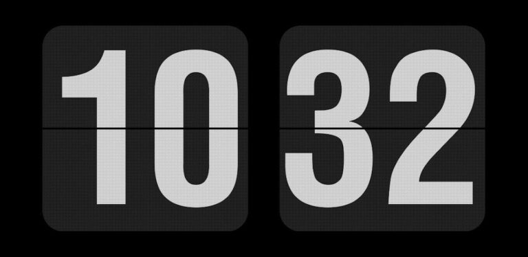 FlipClock для Android — скриншот 1