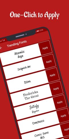 Font Manager for Huawei/Emui для Android — скриншот 3