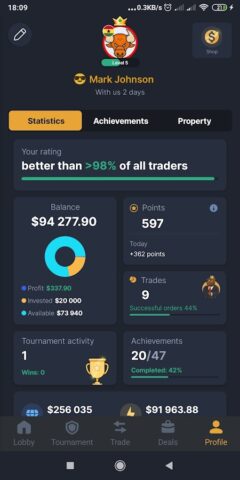 Forex Royale для Android — скриншот 2