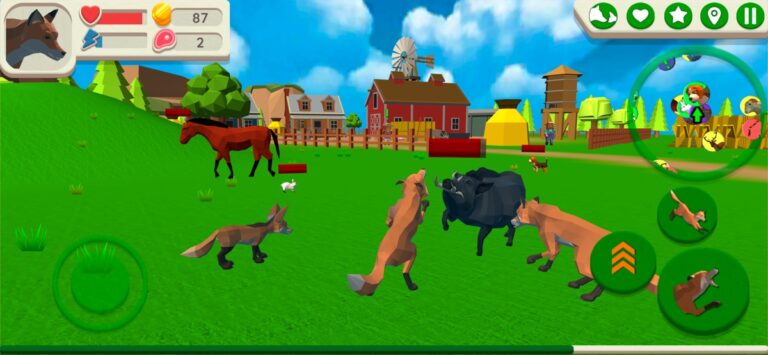 Fox Family — Animal Simulator для iOS — скриншот 1