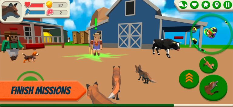 Fox Family — Animal Simulator для iOS — скриншот 3