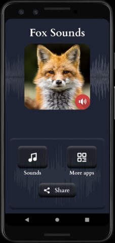 лиса Звуки для Android — скриншот 2