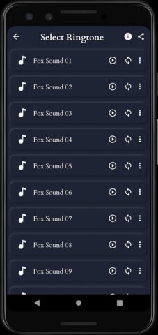 лиса Звуки для Android — скриншот 3