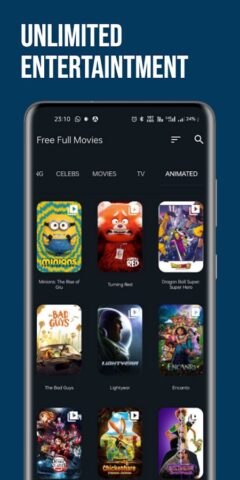 Full Movies для Android — скриншот 1