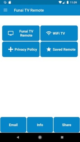 Funai TV Remote Control для Android — скриншот 1