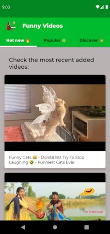Смешные видео для Android — скриншот 5