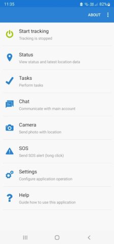 GPS Tracker для Android — скриншот 1