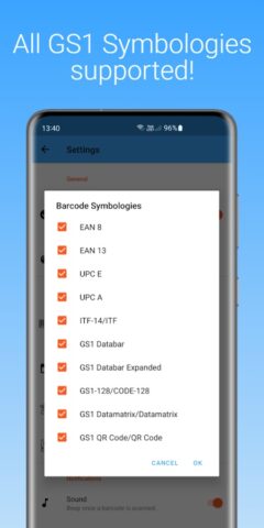 GS1 Barcode Scanner для Android — скриншот 3