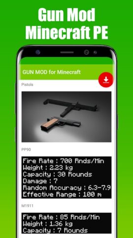 GUN MOD for Minecraft для Android — скриншот 5